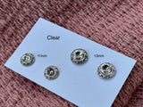 13mm  piearced earrings Clip