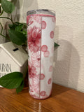 flowers and dots mothers day tumbler